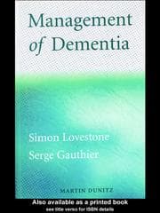 Tapa de Management of Dementia