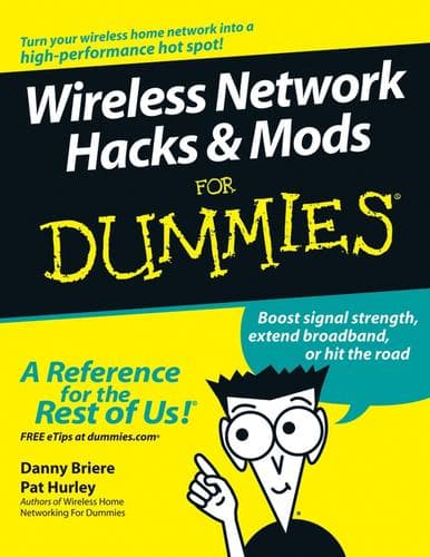 Tapa de Wireless Network Hacks & Mods For Dummies