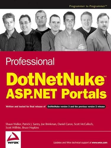 Tapa de Professional DotNetNuke ASP.NET Portals