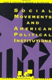 Tapa de Social Movements and American Political Institutions
