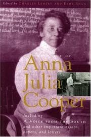Tapa de The Voice of Anna Julia Cooper