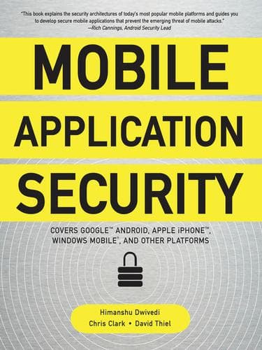 Tapa de Mobile Application Security