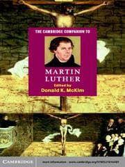 Tapa de The Cambridge Companion to Martin Luther