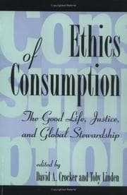 Tapa de Ethics of consumption