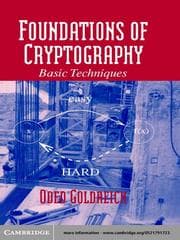 Tapa de Foundations of Cryptography, Volume 1