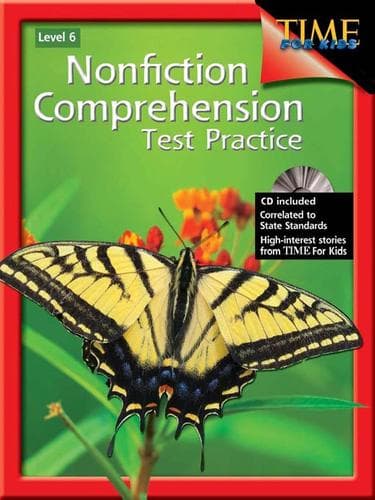 Tapa de Nonfiction Comprehension Test Practice Level 6
