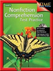 Tapa de Nonfiction Comprehension Test Practice Level 6