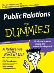 Tapa de Public Relations For Dummies