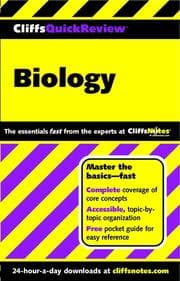 Tapa de CliffsQuickReview Biology