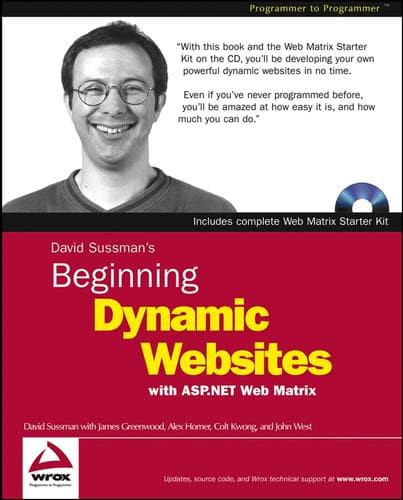 Tapa de Beginning Dynamic Websites