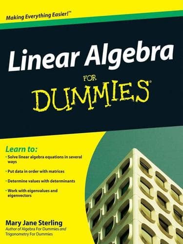 Tapa de Linear Algebra For Dummies