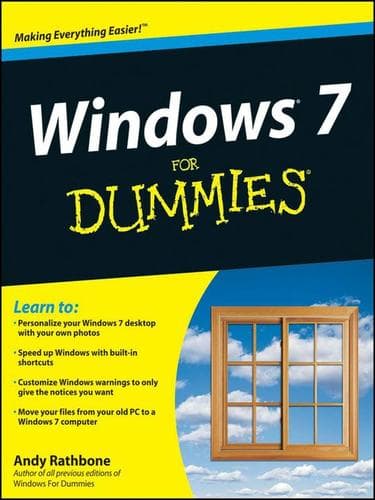 Tapa de Windows 7 For Dummies