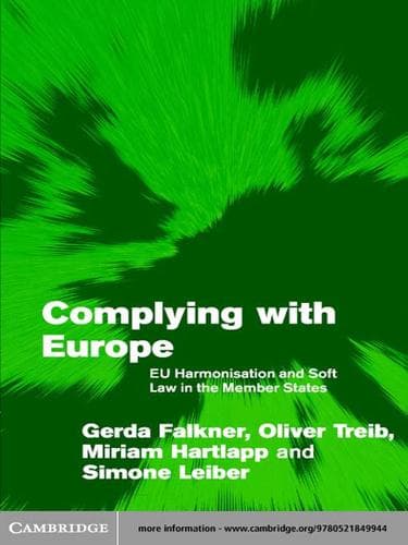Tapa de Complying with Europe