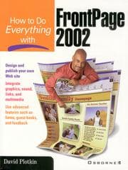 Tapa de How to Do Everything with FrontPage 2002