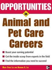 Tapa de Opportunities in Animal and Pet Careers
