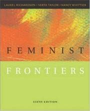 Tapa de Feminist frontiers