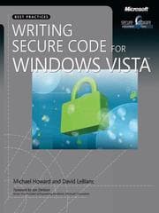 Tapa de Writing Secure Code for Windows Vista™