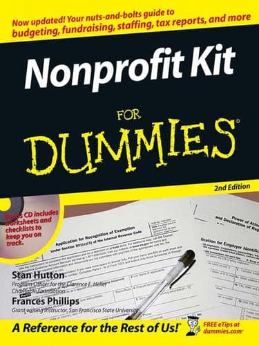 Tapa de Nonprofit Kit For Dummies