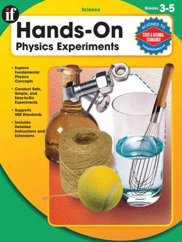 Tapa de Hands-On Physics Experiments, Grades 3-5