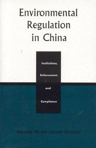 Tapa de Environmental Regulation in China