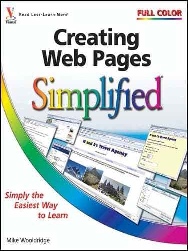 Tapa de Creating Web Pages Simplified