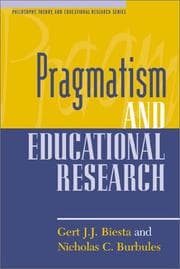 Tapa de Pragmatism and Educational Research (Philosophy, Theory, and Educational Research)