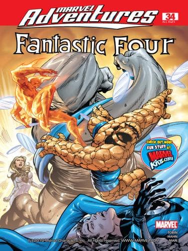 Tapa de Marvel Adventures Fantastic Four