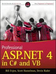 Tapa de Professional ASP.NET 4 in C# and VB