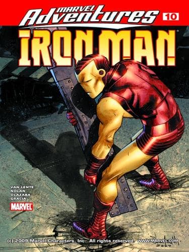 Tapa de Marvel Adventures Iron Man