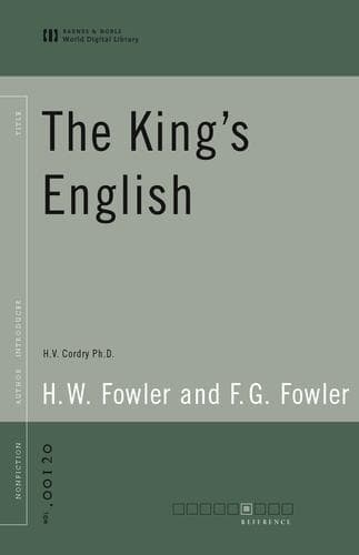 Tapa de The King's English