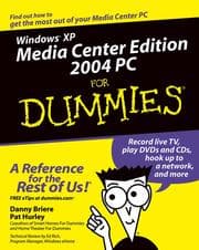 Tapa de Windows XP Media Center Edition 2004 PC For Dummies