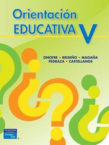 Tapa de Orientacion educativa V