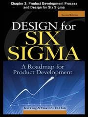 Tapa de Product Development Process and Design for Six Sigma