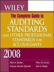 Tapa de Wiley The Complete Guide to Auditing Standards, and Other Professional Standards for Accountants 2008