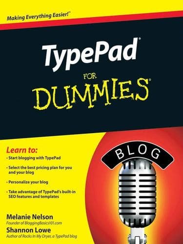 Tapa de TypePad For Dummies
