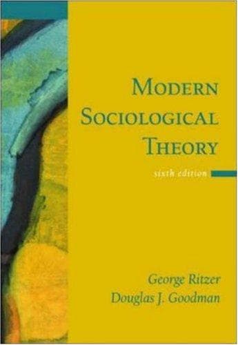 Tapa de Modern Sociological Theory