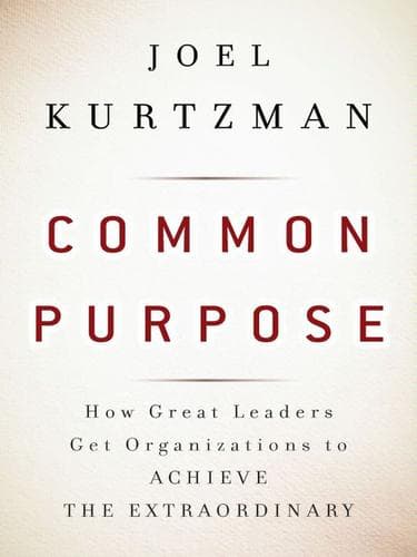 Tapa de Common Purpose