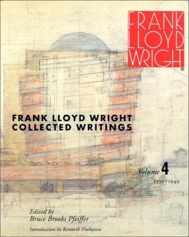 Tapa de Coll Writings V 4FL Wright (Frank Lloyd Wright Collected Writings)