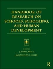 Tapa de Handbook of Research on Schools, Schooling and Human Development