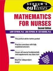Tapa de Mathematics for Nurses