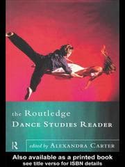 Tapa de The Routledge Dance Studies Reader