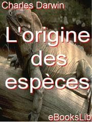 Tapa de L'origine des especes