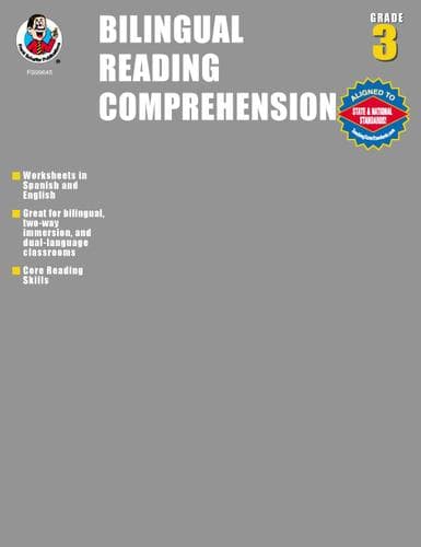 Tapa de Bilingual Reading Comprehension, Grade 3