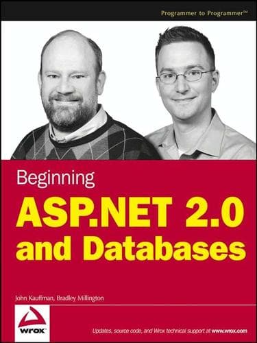 Tapa de Beginning ASP.NET 2.0 and Databases