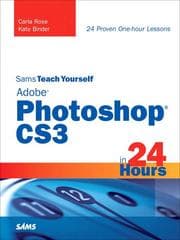 Tapa de Sams Teach Yourself Adobe® Photoshop® CS3 in 24 Hours