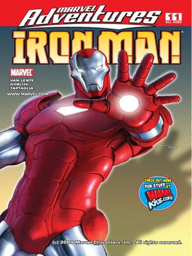 Tapa de Marvel Adventures Iron Man