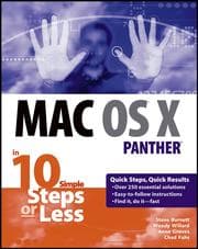 Tapa de Mac OS X Panther in 10 Simple Steps or Less