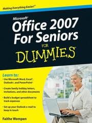 Tapa de Microsoft Office 2007 For Seniors For Dummies