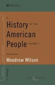 Tapa de A History of the American People, Volume 1