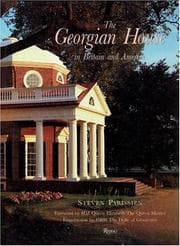Tapa de The Georgian house in Britain and America